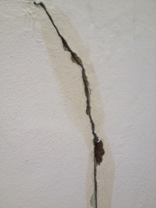 The inside of the crack needs to be stabilised.